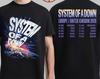System Of Do,wn Trasa EU UK 2026 Koszulka Dwustronna Unisex Tee Pełny Rozmiar S-5XL