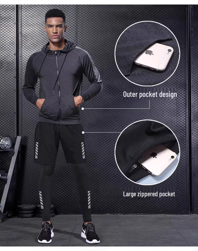Trendige Langarm-Sportjacke 2025: Laufen, Fitness, Windjacke für Frühling/Herbst, Radfahren, Training, Bergsteigen Oberbekleidung.