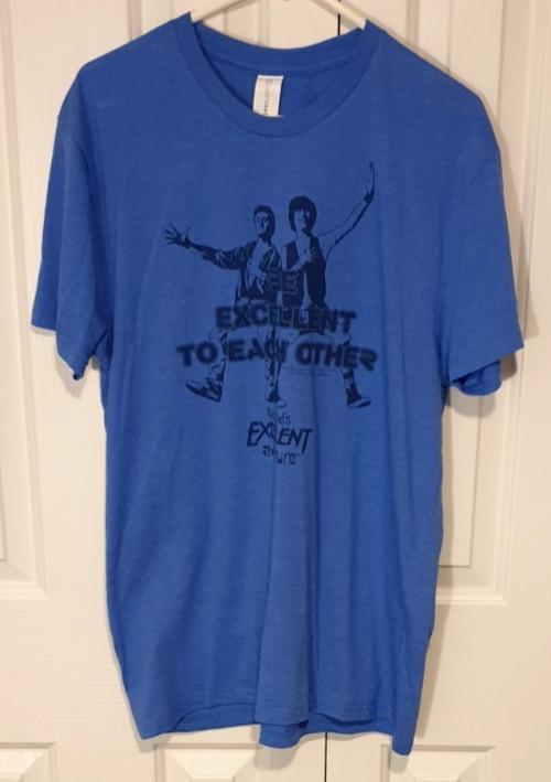 

BILL amp TED’S EXCELLENT ADVENTURE Loot Crate Exclusive 2015 Print TShirt Size L Unisex T-Shirt L