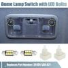 Pack of 1 For Honda CR-V 2008-2012 Dome Lamp Switch with  White LED Bulbss