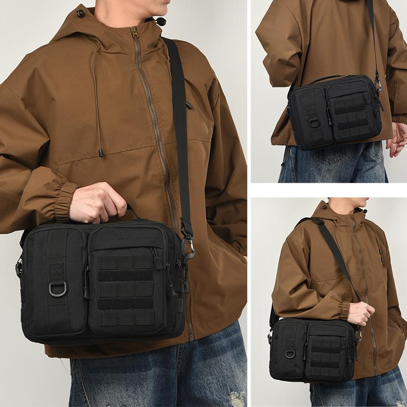 Trekking Handbags Shoulder Bag Camping for Man Hiking Travel Climbing Fishing Sling Crossbody Outdoor Weekend Molle Bag