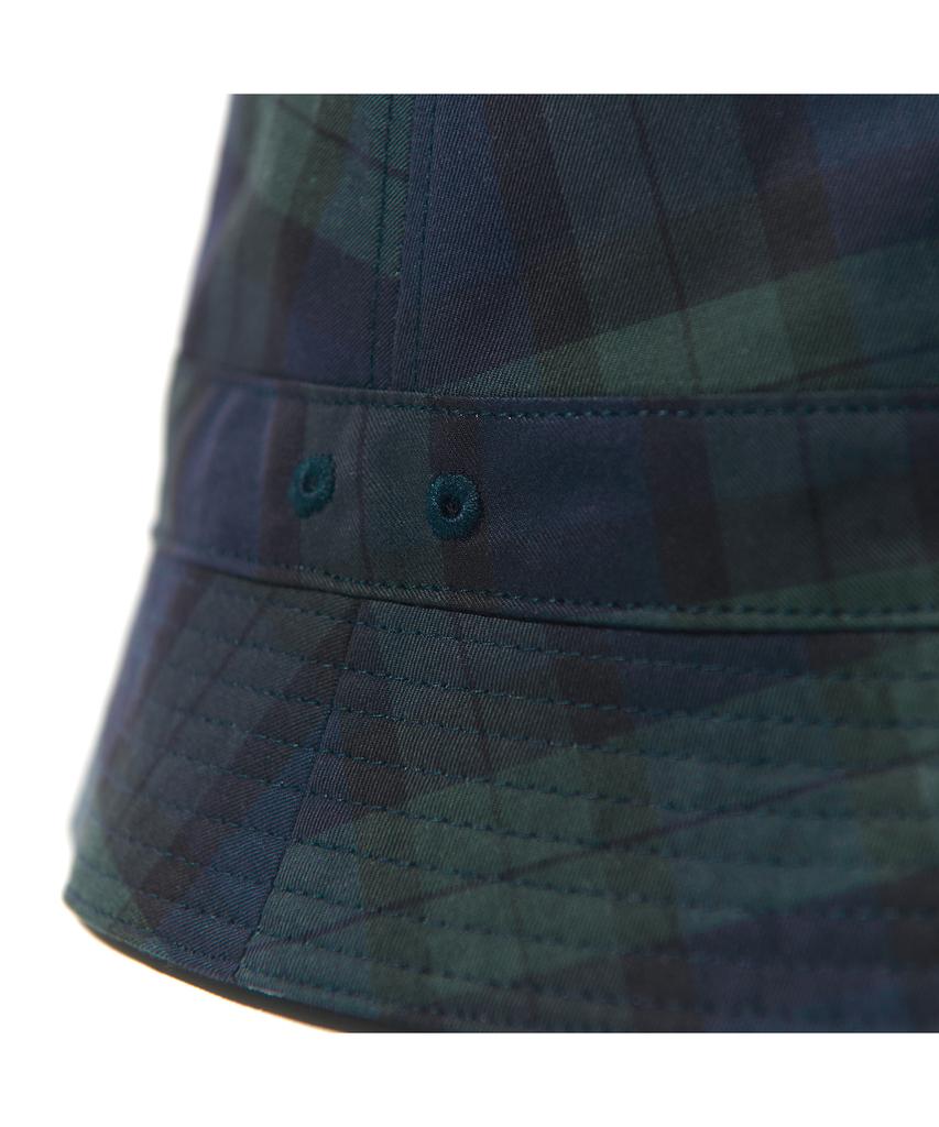 WORTHWHILE MOVEMENT Reversible Bucket Hat (Black Watch & Mint Grey)