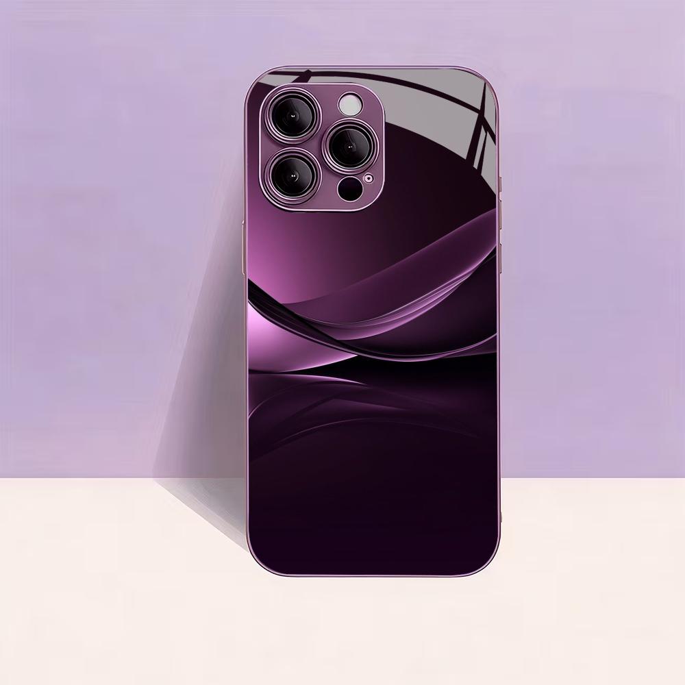 Sleek Purple Gradient Swirl for Coque Iphone for Iphone 17 Case Fashion Case Fundas Glass for iPhone 17 16 15 14 13 Pm Pro Plus
