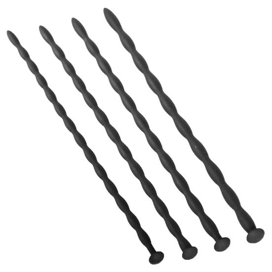 4 Stück/Set tragbarer Penis-Dilatator, praktischer, weicher, glatter Harnröhren-Dilatator aus Silikon für Erwachsene