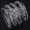 Men's Six-Sided Polished Cuban Titanium Steel Necklace