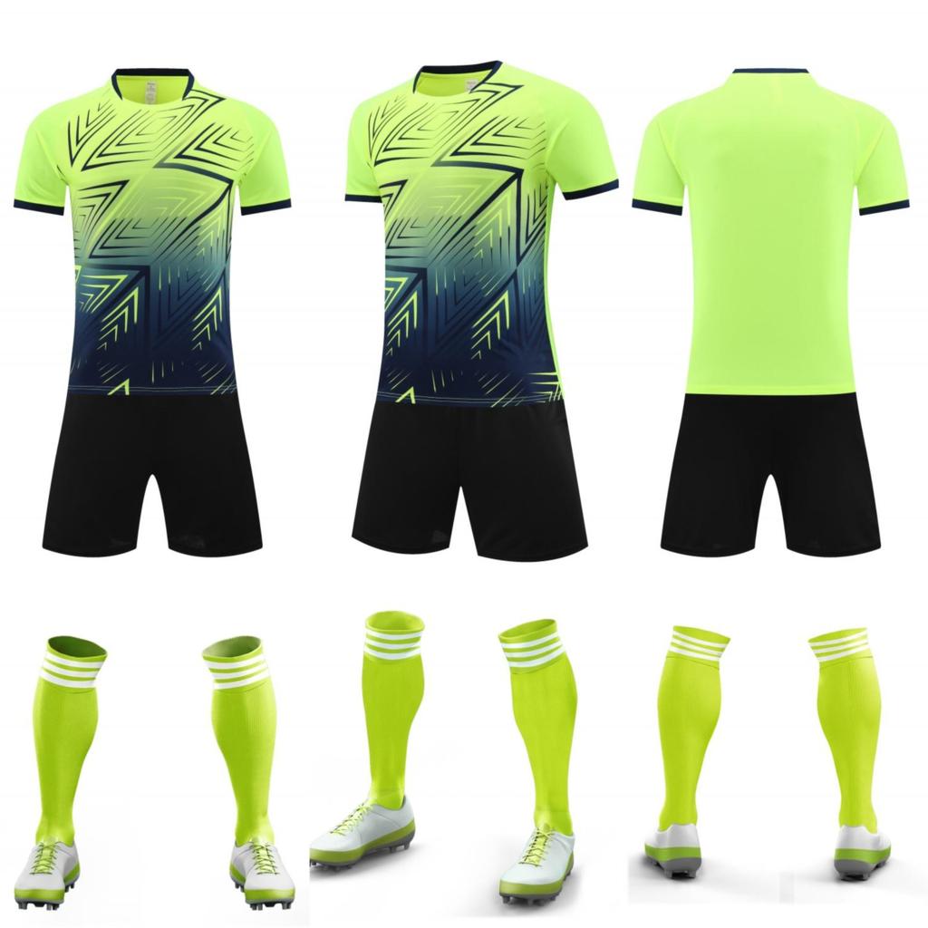 Football Suit, Boys And Girls Game Training Suit, Adult Sports Jersey, Short-Sleeved Quick-Drying Sportswear