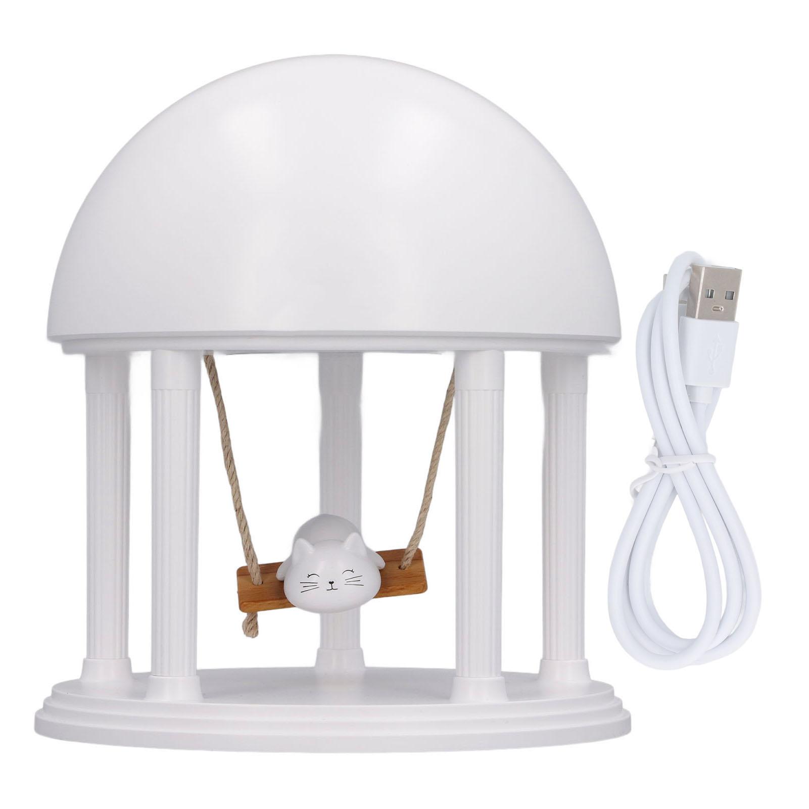 

Bluetooth-динамик с ночником и плавной регулировкой яркости, 1200 мАч, беспроводной динамик Cat Swing Decor с