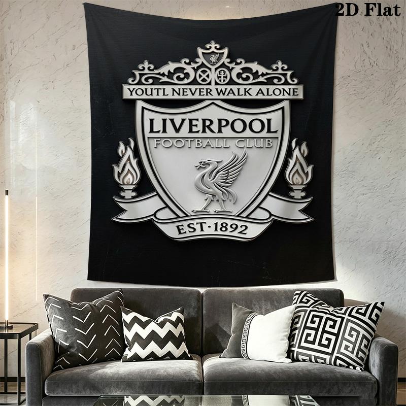 Never Alone Liverpool Fc Crest Threepiece Set 1 Duvet Cover 2 Pillowcase Without Core Christmas Birthday Gift Bedding Set