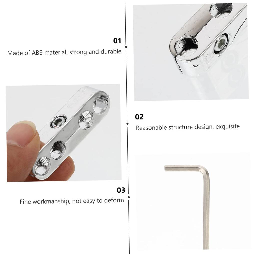 OSOLADY 1 Set Wire Separator Wire Loom Auto Wire Spark Plug Car Wire Separator Divider Ignition Wire Holder Silver Ab