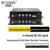 Boyang Uncompressed HD 4-Channel HD-SDI Video Optical Transceiver