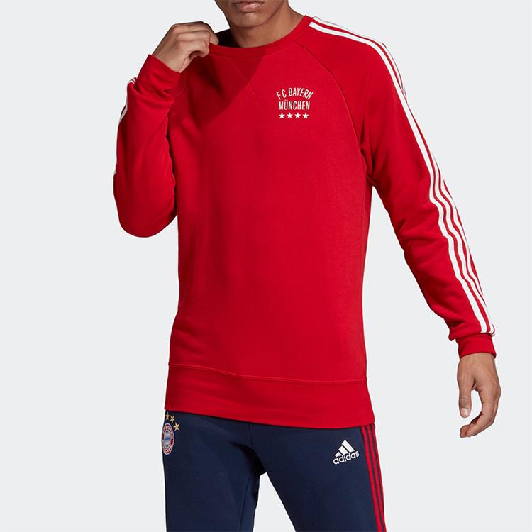Adidas FCB Graphic Crew Sweatshirt Men Sweatshirt Red FR3970