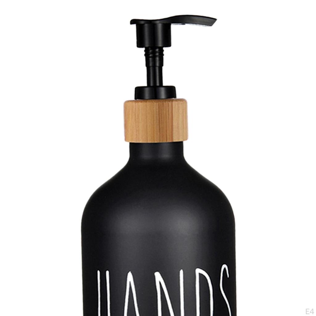 Liquid Bottle Soap Dispenser Manual Refillable Shampoo Lotion for
