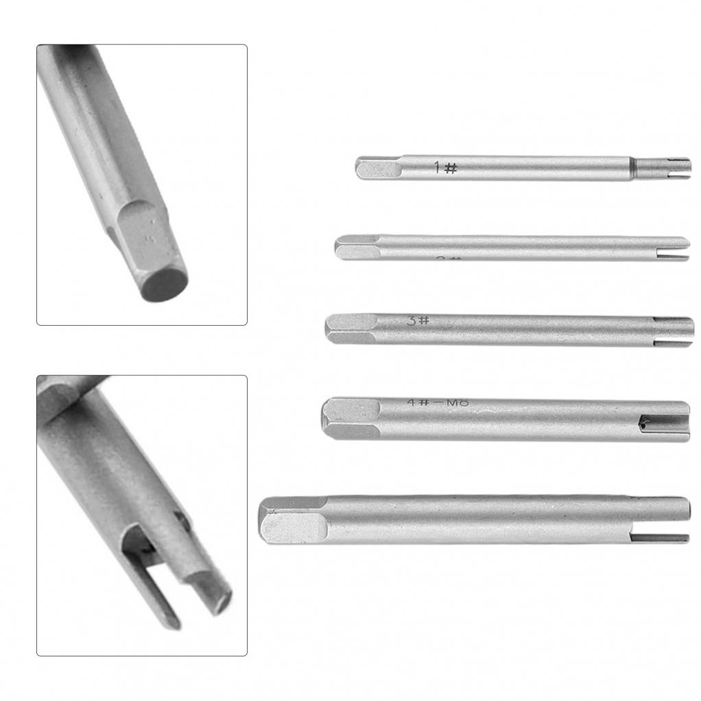 Příslušenství k odstraňovačům vrtáků pro vytahovače zlomených závitníků z legované oceli