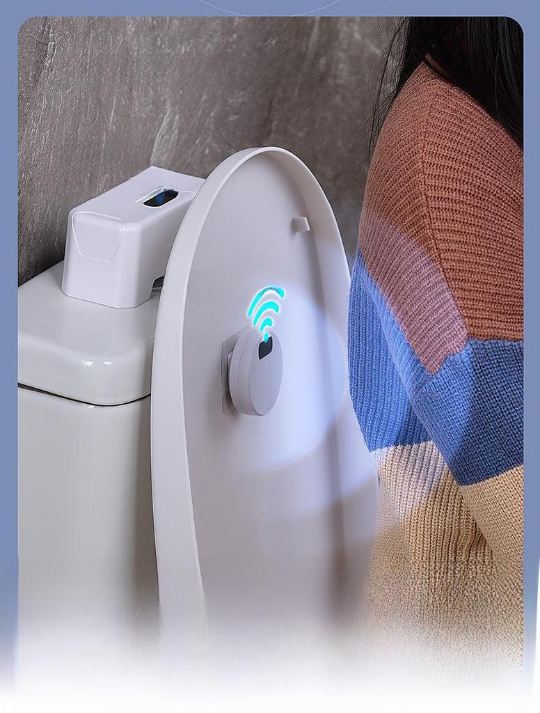 Electric Infrared Sensor Toilet Flusher - Automatic Household Accessory