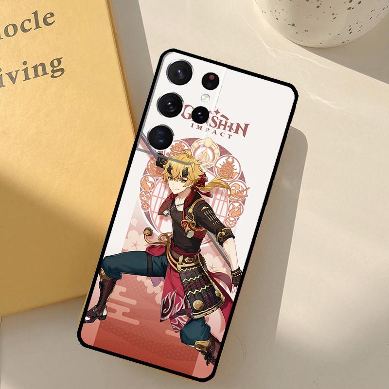 Genshin Impact ThoMa Phone Case For Samsung Galaxy S24 Ultra S20 S21 S22 S23 S25 S9 S10 Plus S25 FE Cover Shell