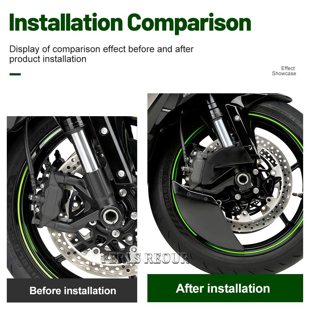 ASD1 Motorcycle Air Ducts Side Cover Compatible for Kawasaki Ninja ZX-6R 2024+ ABS Black Motorcycle Brake Caliper Radiator Brake Disc Cooler