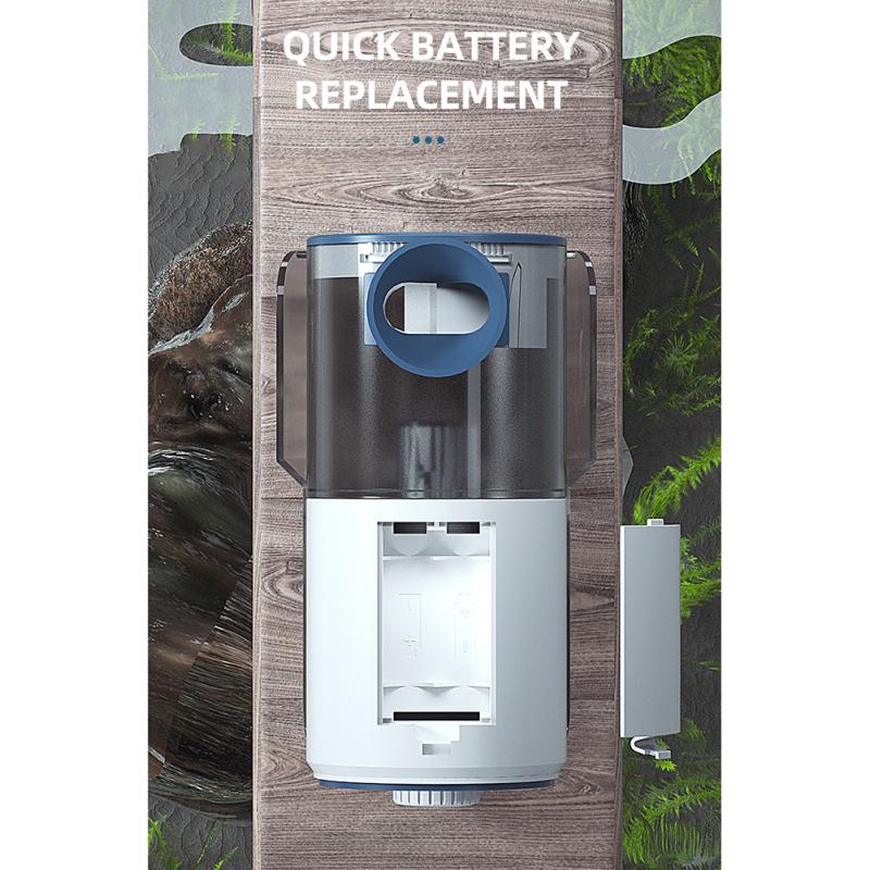 200ml Automatic Fish Feeder Large Capacity Intelligent Dual Mode Timing Food Dispenser For Aquarium