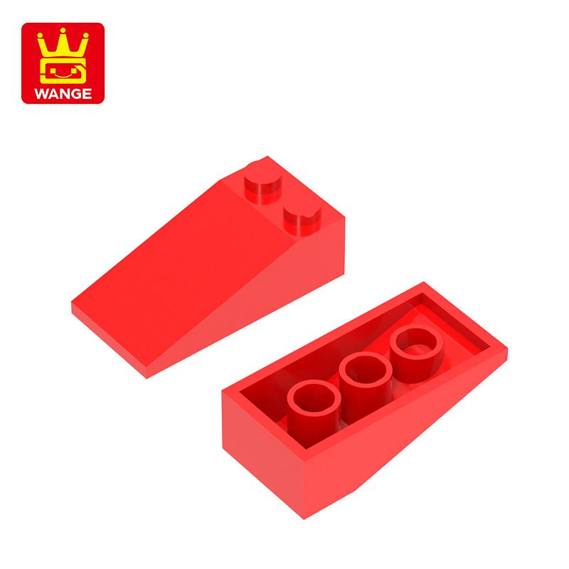 Non-Toxic 62Pcs/Lot 30363 Slope18 2 X 4Holes Slanting 2 Columns Block Moc Color Accessories Compatible With Brick Diy Children Toy