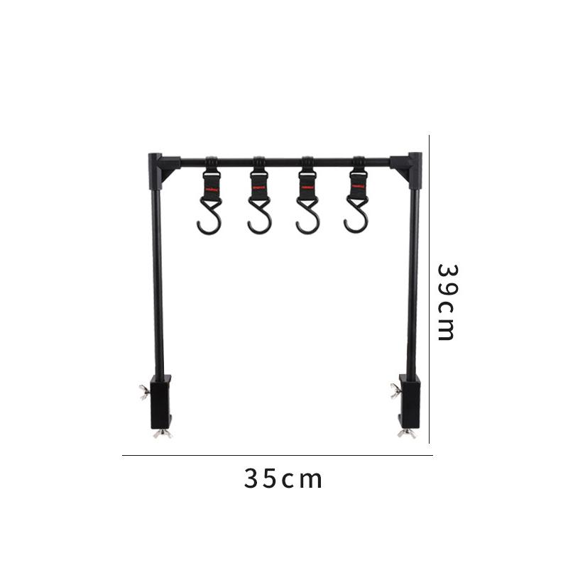 New Camping Shelf Igt Lantern Stand Picnic Tableware Hanging Racks Portable Detachable Aluminium Alloy Light Hangers Stand Desk