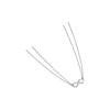 Tiffany & Co.. Einfarbiges Design Halskette Unisex-Halskette Silber 60014061