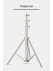 Stainless Steel 2.8m Photography Tripod with Magic Leg and Spring Stand
