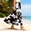 Elegant Satin A-line Slimming Midi Skirt For Women