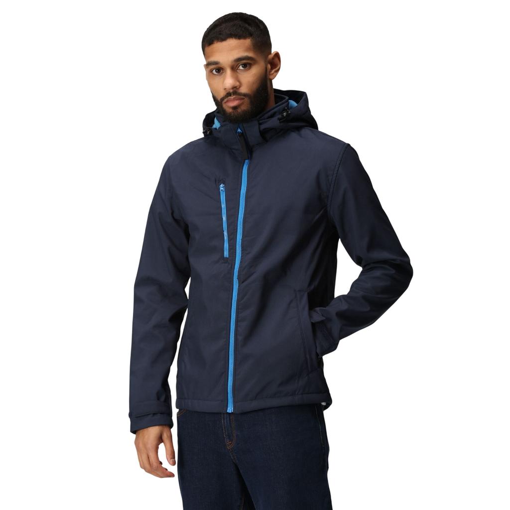 Regatta Mens Venturer 3 Layer Hooded Soft Shell Jacket