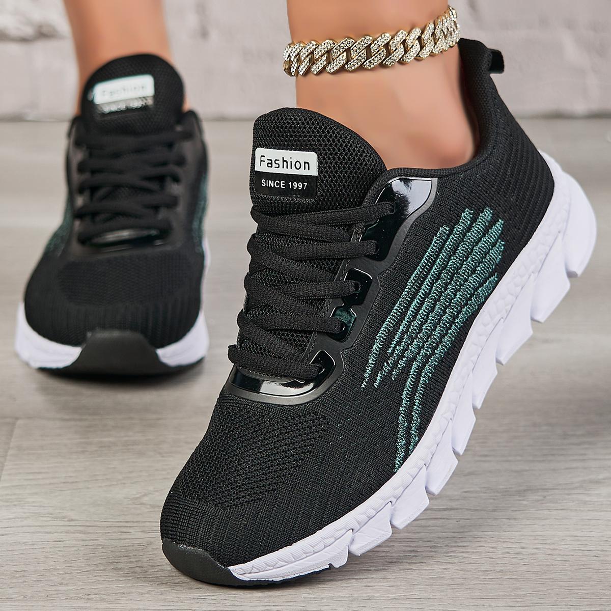 

Летающая тканая мужская обувь новая летняя дышащая сетчатая спортивная и для отдыха беговая мягкая подошва Джокер для путешествий маленькая белая приливная ш 36 чёрный