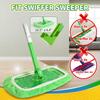 Removable Mop Cloth Cover Washable Multifunctional Flat Mop Cloth Cover Reusable 4 Pieces/pack