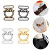 20Pcs Mini Waistband Buckles for Decor Doll Dress/Pants 8mm Metal Belt Buckle Doll Bags Shoes Buckle DIY Crafts Sewing Supplies