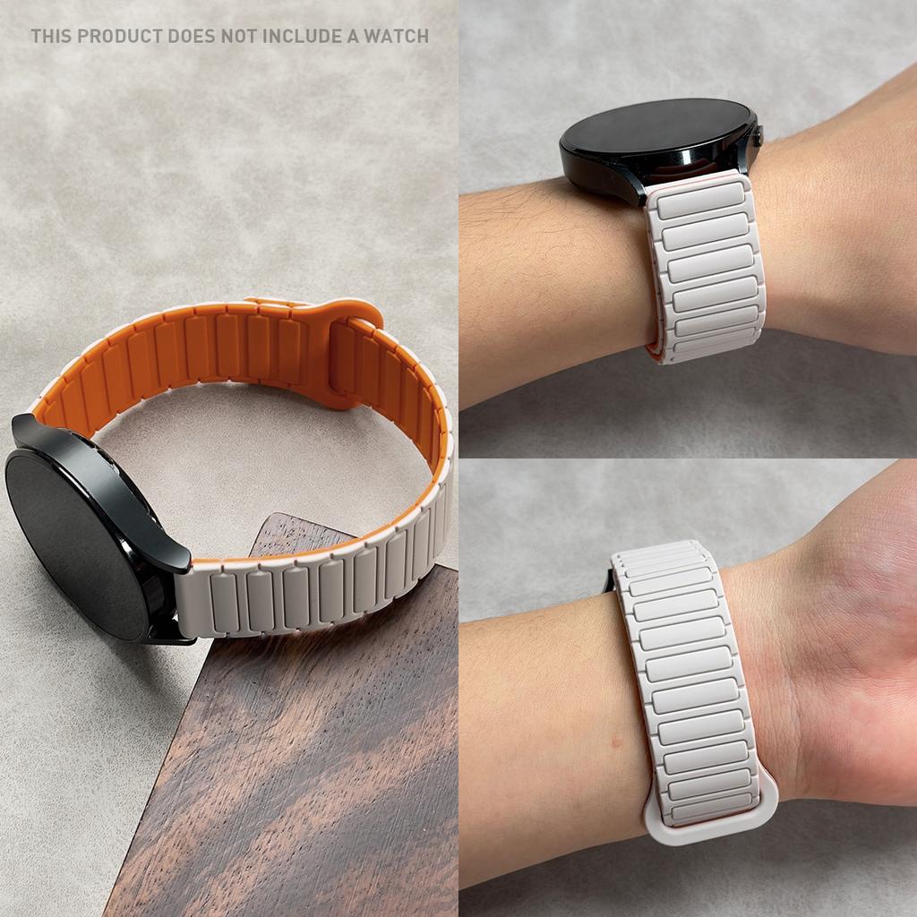 Wave Pattern Magnetic Strap for Huawei GT5/5 Pro/4/3/3 Pro Comfortable Flexible Smartwatch Replacement Fitness Watch Band
