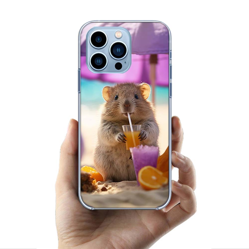 

Cute Hamster Cases Phone Case For Iphone 17E 16E 17 Air 16 Pro Max 15 Pro 14 Plus 11 13 12 Mini Cover Cases Compatible with Suit iPhone 16 Pro