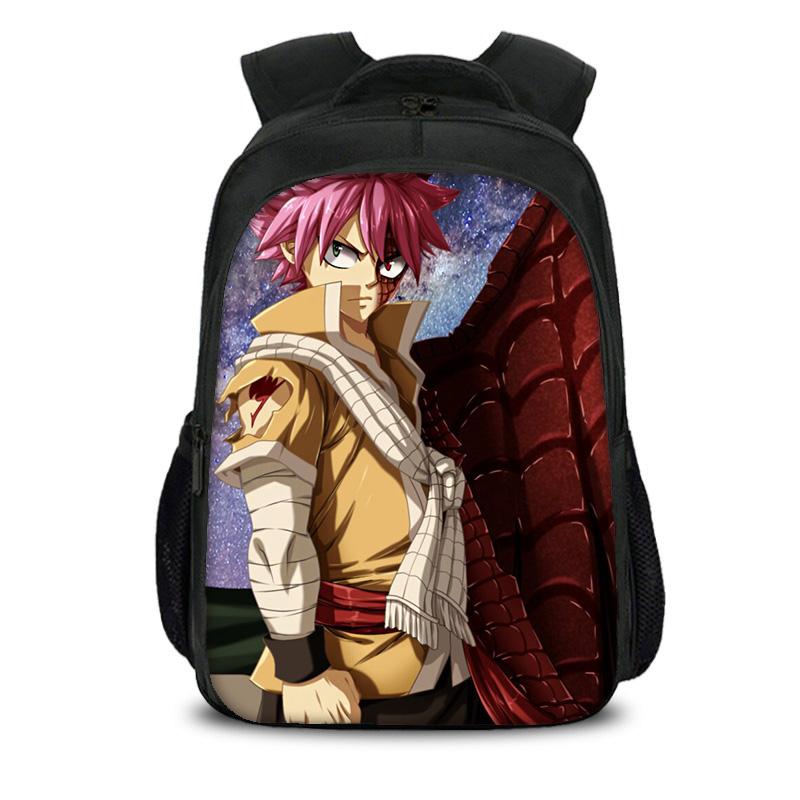 Fairy Tail Double Layered Backpack Boys and Girls Best Gift Stationery Sport Travel Large Capacity Bookbag