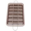 Brownie Baking Tray Sticky Proof Stainless Steel Thickened Solid Base Square Cupcake Bread Baking Mold