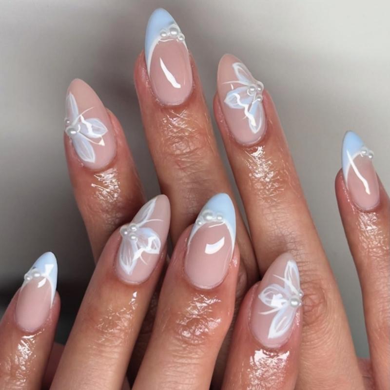 Paznokieć na wcisk, Kleje do przyklejania sztucznych paznokci, Paznokieć akrylowy, Sztuczny paznokieć do projektów Nail Art DIY