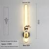 Chinese Cloisonné Enamel Brass Wall Lamp - Minimalist Bedside, Stair, Corridor & Living Room Light