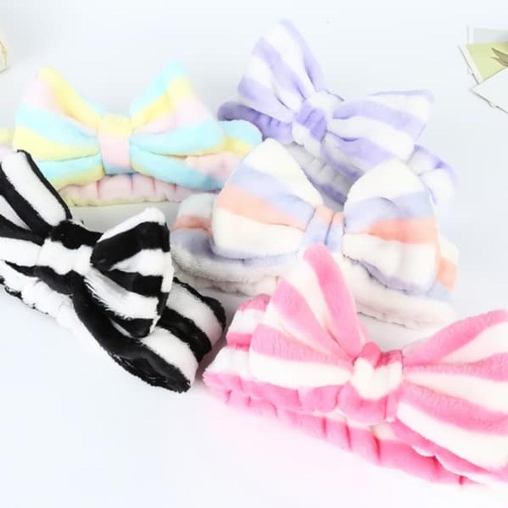 Women's Simple Daily Striped Ribbon Hairband Headband