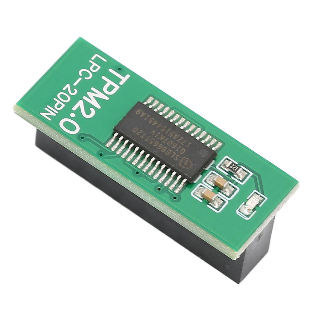 TPM 2.0 Encryption Security Module 20pin Strong Encryption TPM Processor Green TPM Module System