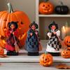 Creative Broomstick Witch Statues Funny Witch Figurines  Haunted House Decorations
