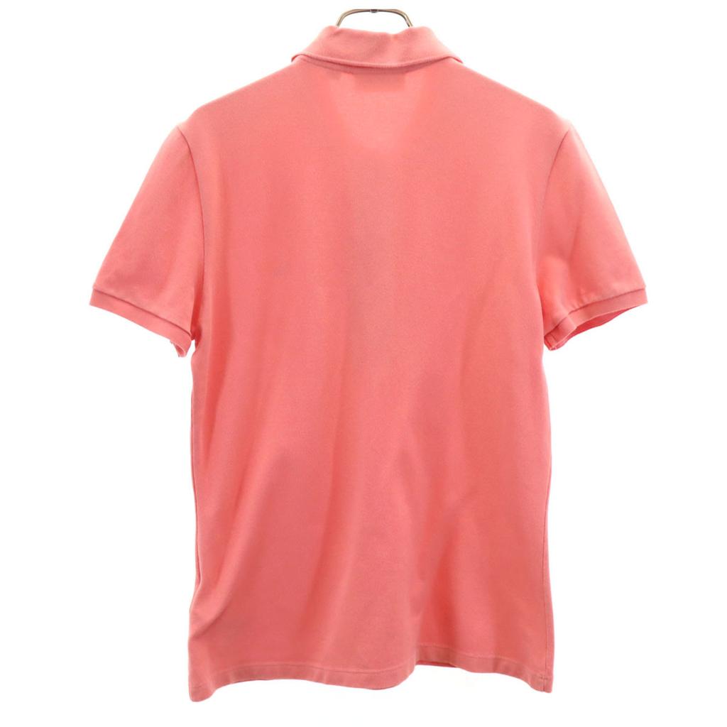 LACOSTE Short sleeve Polo shirt 40 pink Fawn Women Used