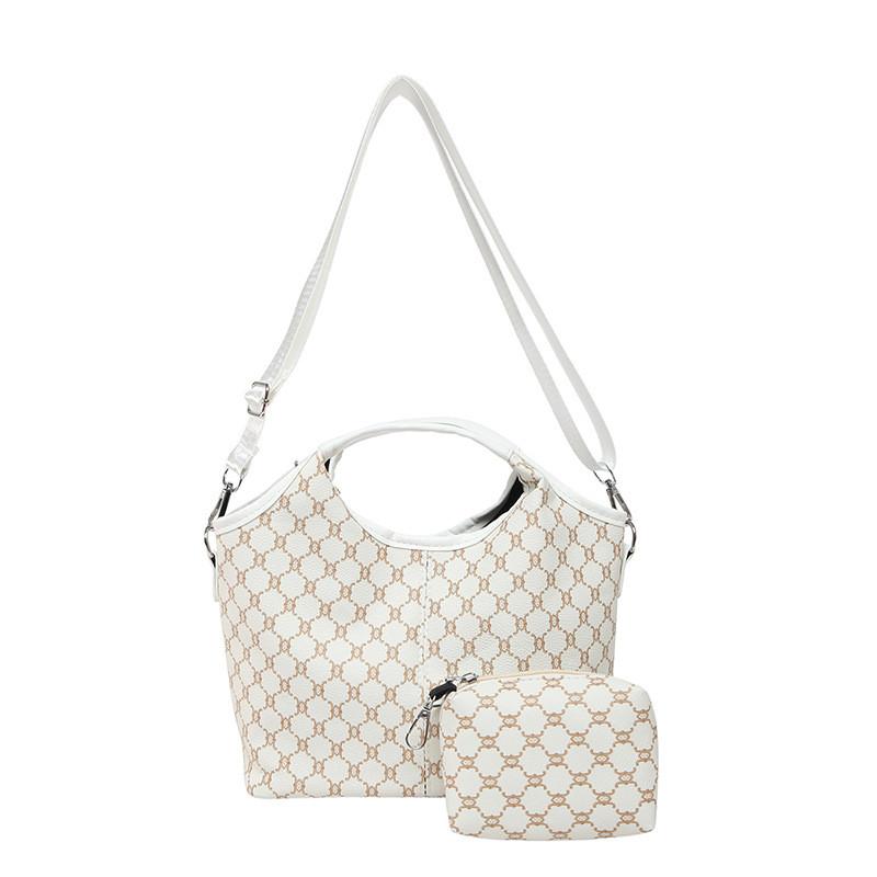 Mother Shoulder Fashion Bag With Shoulder Strap Letter Print And Pattern Retro