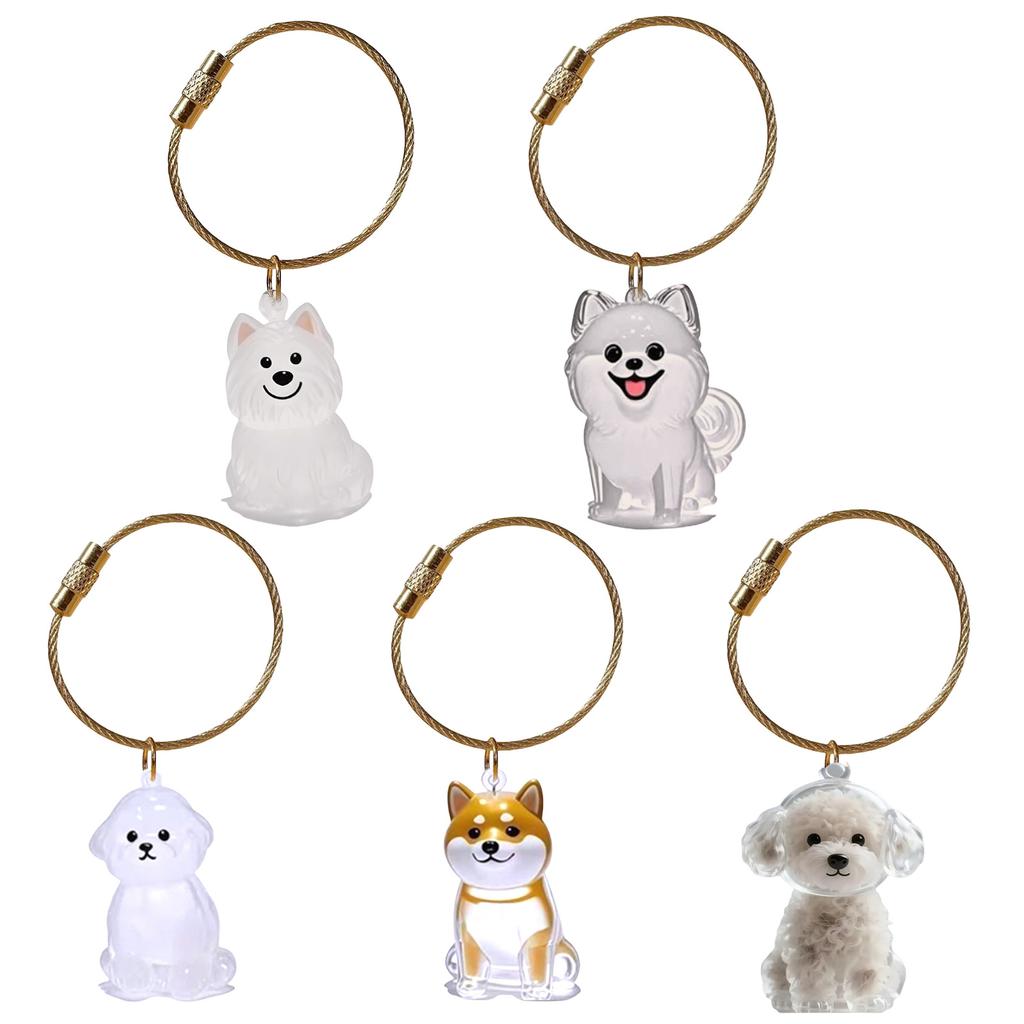 Pet Hair Collector Keepsakes Keychain Box For Dog Cats And Small Animals Furs Storage Container With Easy To Open Design