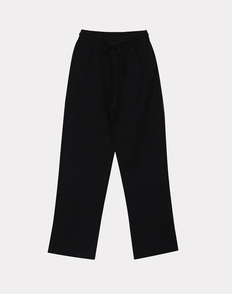IKALOOK Men'S Daily Wide Regular Fit Linen Pants Apt102