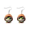 Frog Pendant Dangle Earrings 2D Acrylic Frog Pendant Earrings Cartoon
