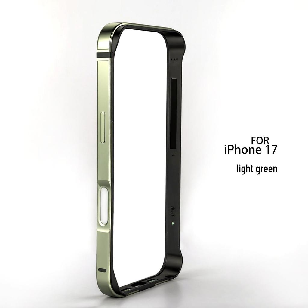 Coque de protection créative en métal avec cadre antichoc pour iPhone 17 - Meilleur vendeur