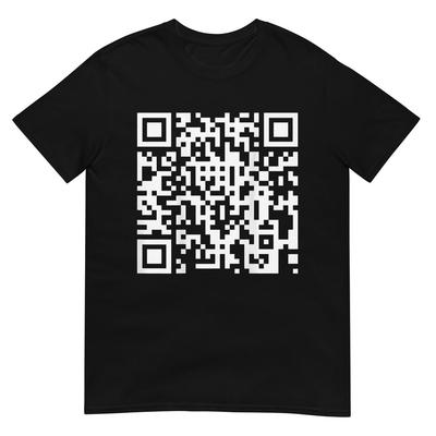 Camiseta Divertida Código QR Escanéame Presidente Trump 45/47 Trump Bailando