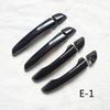 Door Handle Cover ABS Chrome for Hyundai Solaris 2 II Mk2 2017 2018   Car Accessories Imitation Carbon Fiber
