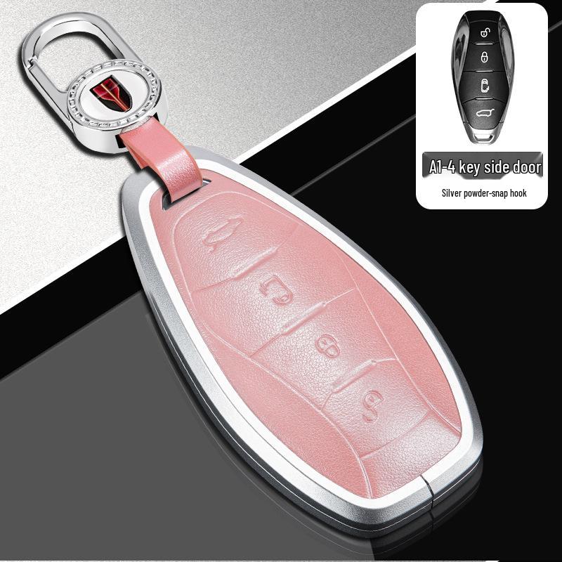 Premium Biao Che Zu Hongqi H5/HS7 Key Case for Men & Women – Full-Cover Protective Bag