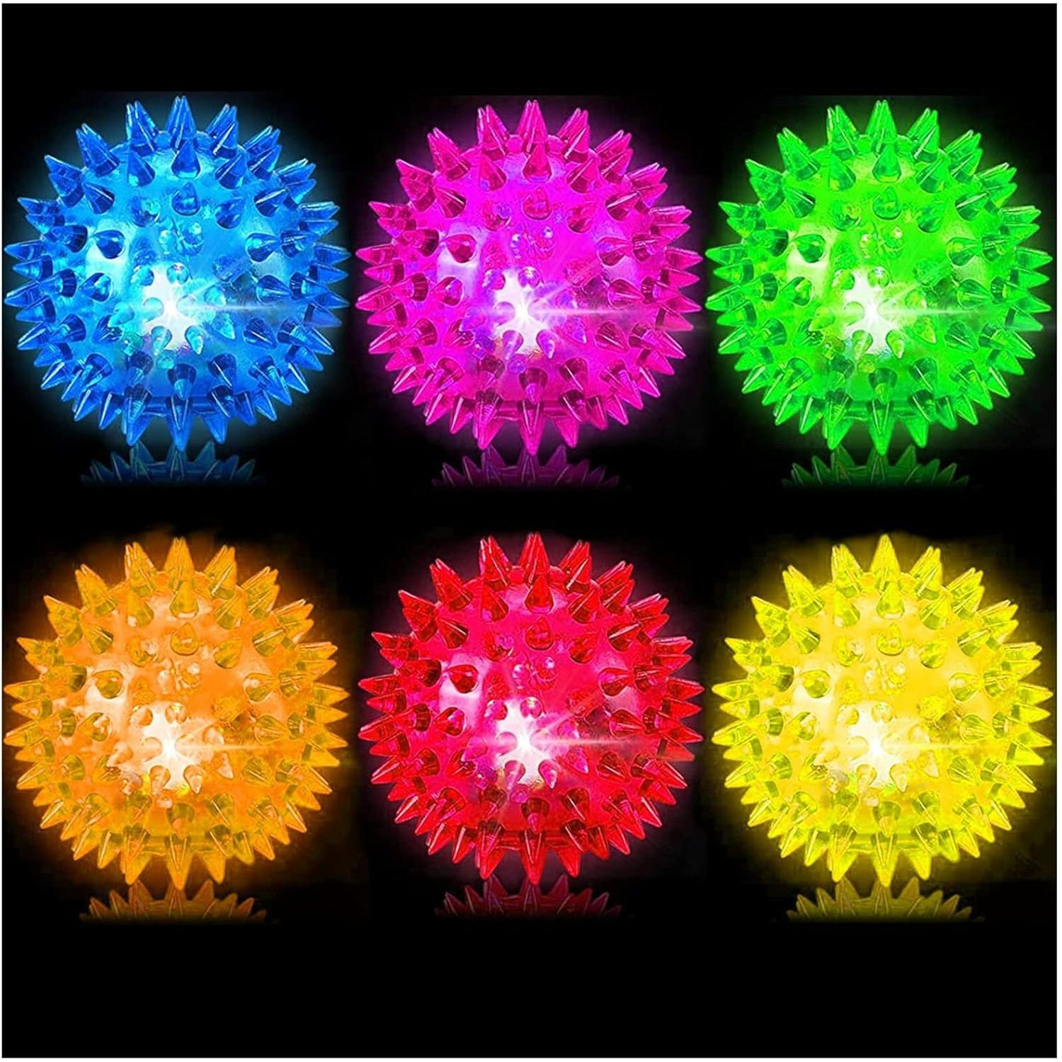 Sensory Toys for Kids with Autism Toys for 3-4 5-7 8-12 Gifts for Boys Girls Spiky Stress Balls Novelty Noisemaker Toys Easter Basket Stuffers z12