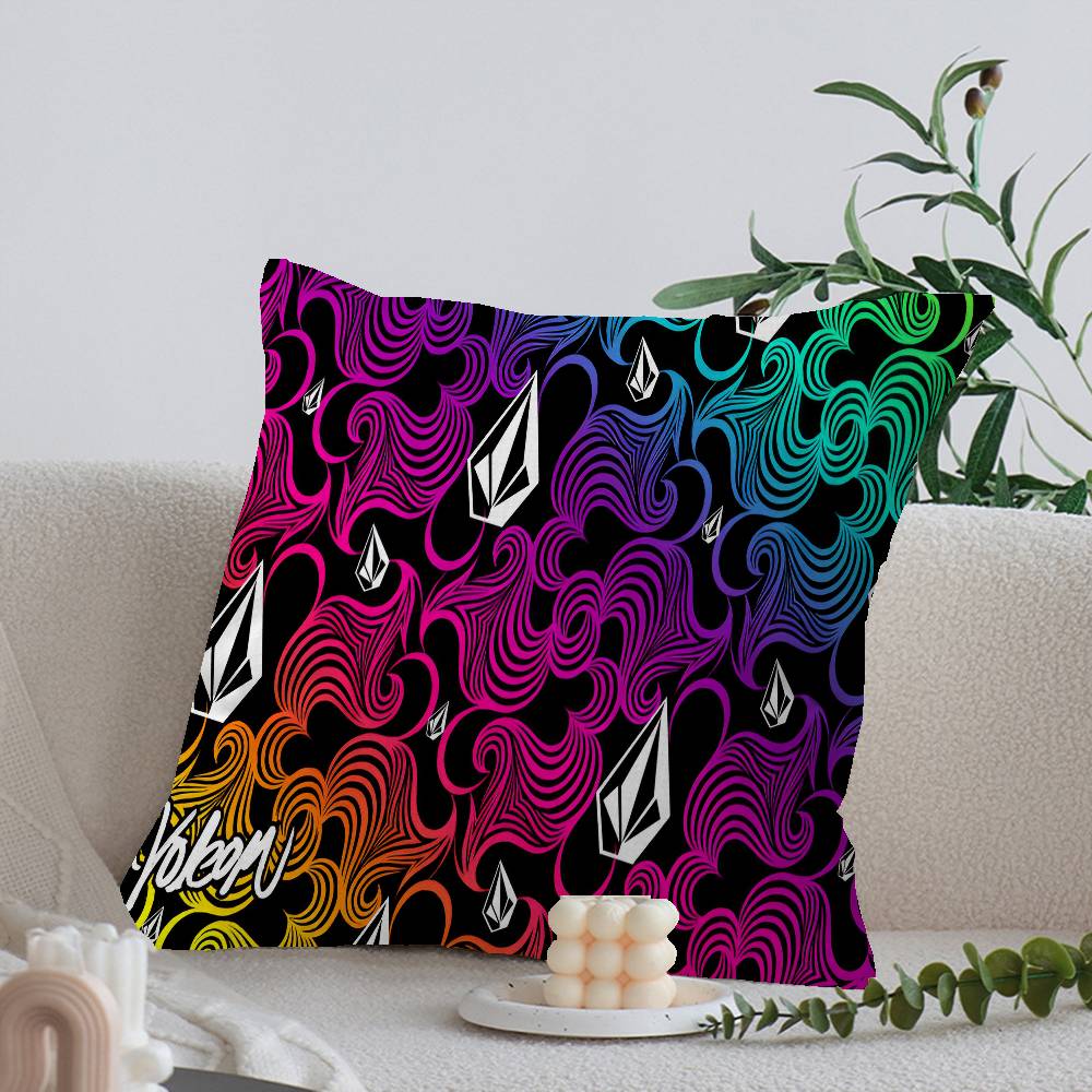 V-Volcom LOGO Personalized Pillow Cover Kids Bedroom Wild Party Decor Pillowcase kid Birthday shower Gift